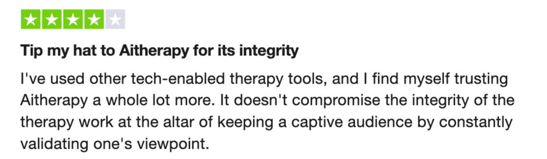 Aitherapy Abby Comparison