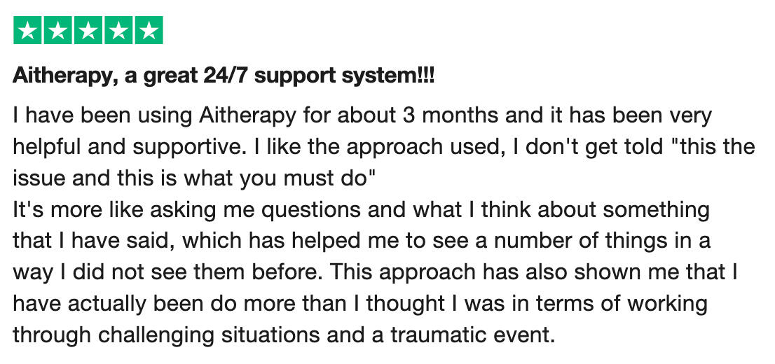 Aitherapy Abby Comparison Aitherapy Abby Comparison